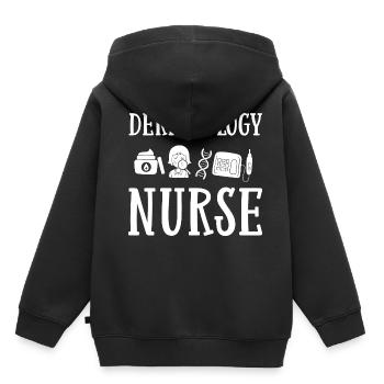 Dermatology Skin Care Skin Medicine Disease - Kids Premium Organic Hoodie - black - Back - AI Model Kid Male (0cm)
