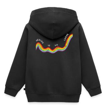 Mental cure Depression encouragement - Kids Premium Organic Hoodie - black - Back - AI Model Kid Male (0cm)