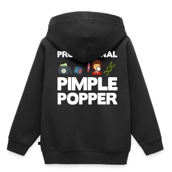 Dermatology Skin Care Skin Medicine Disease - Kids Premium Organic Hoodie - black - Back - AI Model Kid Male (0cm)