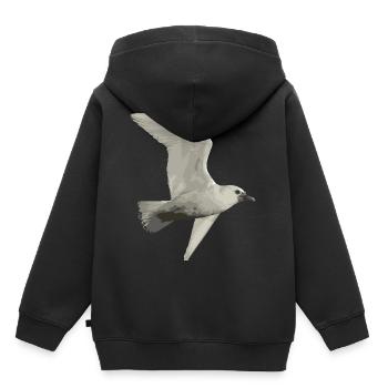 Bird - Kids Premium Organic Hoodie - black - Back - AI Model Kid Male (0cm)