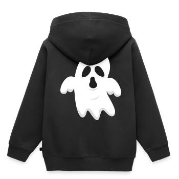 Geist - Kinder Premium Organic Hoodie - Schwarz - Hinten - AI Model Kid Male (0cm)