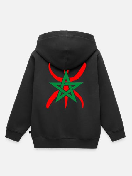 Amazigh Marokko - Kinder Premium Organic Hoodie - Schwarz