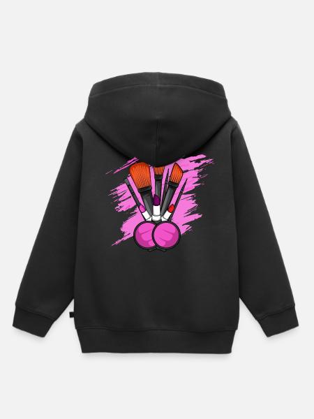 Makeup-Tools. Kosmetikerin. Gift - Kinder Premium Organic Hoodie - Schwarz