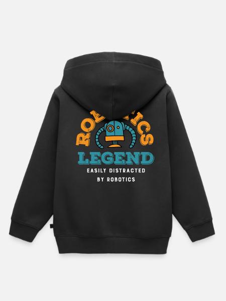 Robotics Legend Mechaniker Roboteringenieur - Kinder Premium Organic Hoodie - Schwarz