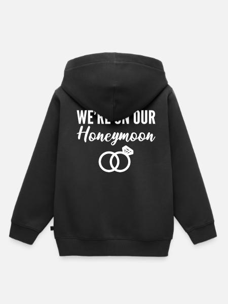 Unsere Flitterwochen Reisende Gift - Kinder Premium Organic Hoodie - Schwarz
