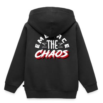 Embrace Your Quirks - Authenticity Is Gorgeous - Kids Premium Organic Hoodie - black - Back - AI Model Kid Male (0cm)