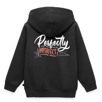 Embrace Your Quirks - Authenticity Is Gorgeous - Kids Premium Organic Hoodie - black - Back - AI Model Kid Male (0cm)