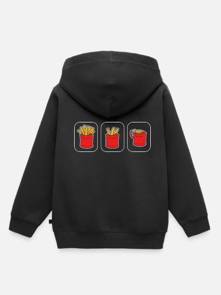 Verlust braten Künstler Geschenk - Kinder Premium Organic Hoodie - Schwarz