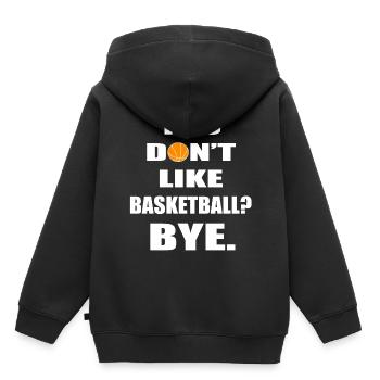 Basketball funny sayings saying - Kids Premium Organic Hoodie - black - Back - AI Model Kid Male (0cm)