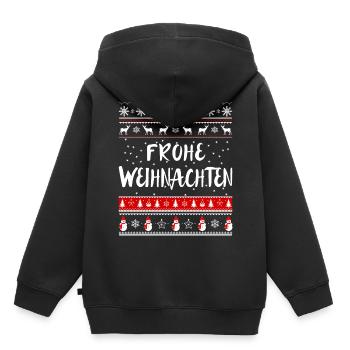 Merry Christmas - Christmas present - Kids Premium Organic Hoodie - black - Back - AI Model Kid Male (0cm)