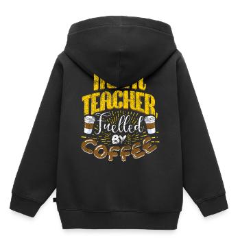 Mathelehrer - Kinder Premium Organic Hoodie - Schwarz - Hinten - AI Model Kid Male (0cm)