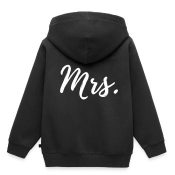 mariage - Sweat Premium à capuche enfant bio - noir - Dos - AI Model Kid Male (0cm)