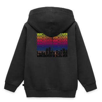 Vancouver - Sweat Premium à capuche enfant bio - noir - Dos - AI Model Kid Male (0cm)