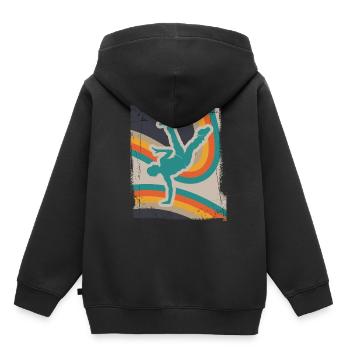 Breakdancing - Kids Premium Organic Hoodie - black - Back - AI Model Kid Male (0cm)