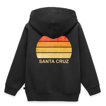 Santa Cruz Retro - Kids Premium Organic Hoodie - black - Back - AI Model Kid Male (0cm)