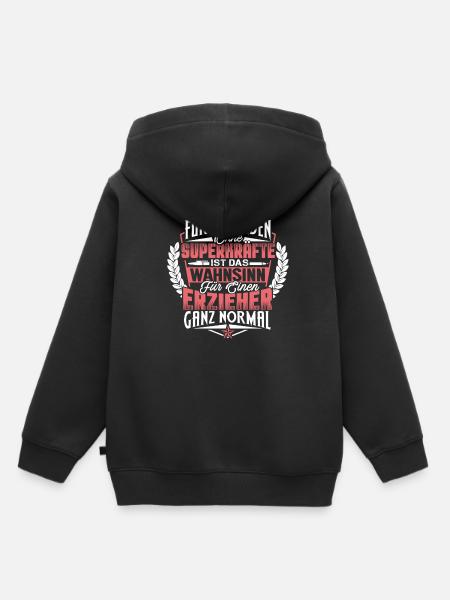 Erzieher Erzieherin Kindergarten Geschenk Abschied - Kinder Premium Organic Hoodie - Schwarz