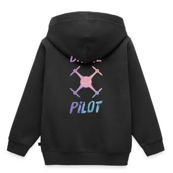 Pilot pilot phantom mavic pro drone Drohne Drone - Kinder Premium Organic Hoodie - Schwarz - Hinten - AI Model Kid Male (0cm)