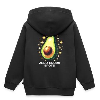 Legendary Drop | Pristine avocado in loot - Kids Premium Organic Hoodie - black - Back - AI Model Kid Male (0cm)