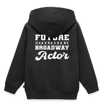 Future Broadway actor - Kids Premium Organic Hoodie - black - Back - AI Model Kid Male (0cm)