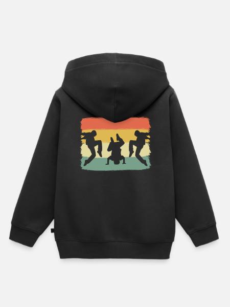 Street Dance Straßentänzer - Kinder Premium Organic Hoodie - Schwarz