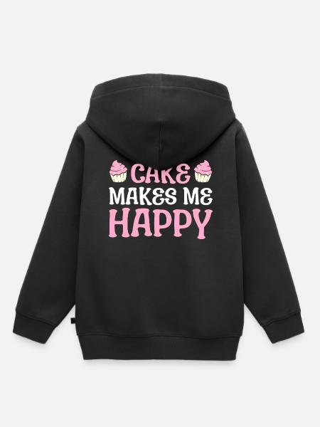 Ich liebe Backen Bäcker - Kinder Premium Organic Hoodie - Schwarz