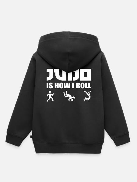 Judo-Kampfkunst Judoka - Kinder Premium Organic Hoodie - Schwarz