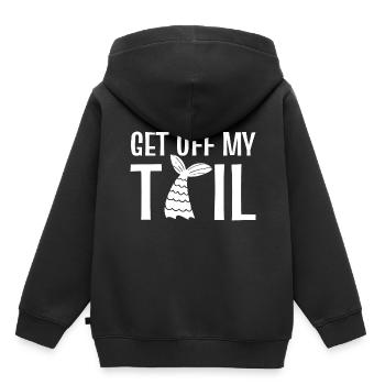 Meerjungfrau Liebhaber der mythischen Kreaturen - Kinder Premium Organic Hoodie - Schwarz - Hinten - AI Model Kid Male (0cm)