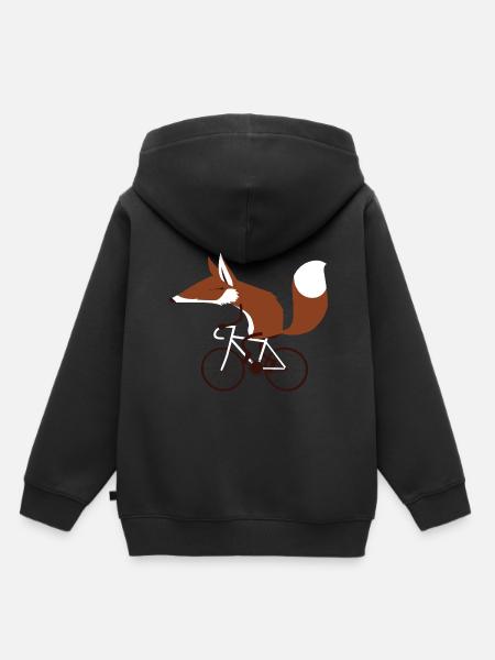 Cyclisme Fox - Sweat Premium à capuche enfant bio - noir