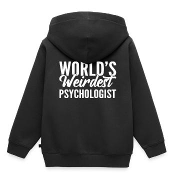 Lustige Psychologie Psychotherapeut - Kinder Premium Organic Hoodie - Schwarz - Hinten - AI Model Kid Male (0cm)