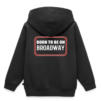 Comédie musicale Acteurs de Broadway - Sweat Premium à capuche enfant bio - noir - Dos - AI Model Kid Male (0cm)