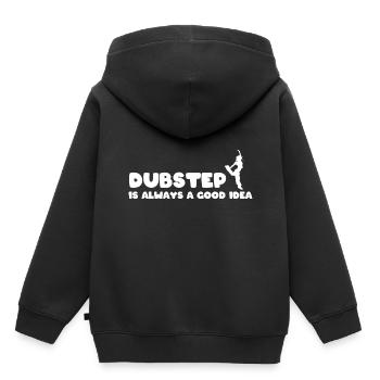 Dubstep-Liebhaber Dubstep-Künstler - Kinder Premium Organic Hoodie - Schwarz - Hinten - AI Model Kid Male (0cm)