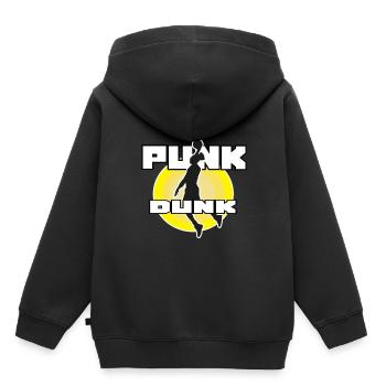Basketball Spieler Sport Dunk - Kinder Premium Organic Hoodie - Schwarz - Hinten - AI Model Kid Male (0cm)