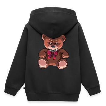 Horror Teddy verdorben schlecht Horror Halloween - Kinder Premium Organic Hoodie - Schwarz - Hinten - AI Model Kid Male (0cm)