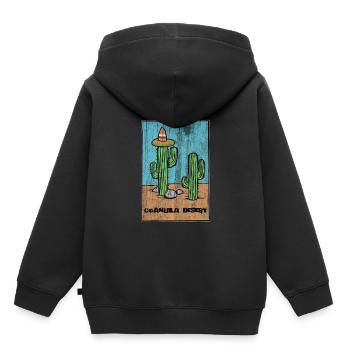 Mexique Pays Amérique du Sud - Sweat Premium à capuche enfant bio - noir - Dos - AI Model Kid Male (0cm)