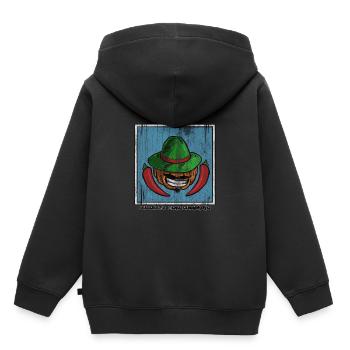 Mexique Pays Amérique du Sud - Sweat Premium à capuche enfant bio - noir - Dos - AI Model Kid Male (0cm)