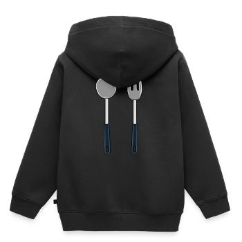 Cook Kitchen Helper - Kids Premium Organic Hoodie - black - Back - AI Model Kid Male (0cm)