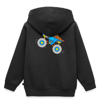 Monster truck - Kids Premium Organic Hoodie - black - Back - AI Model Kid Male (0cm)