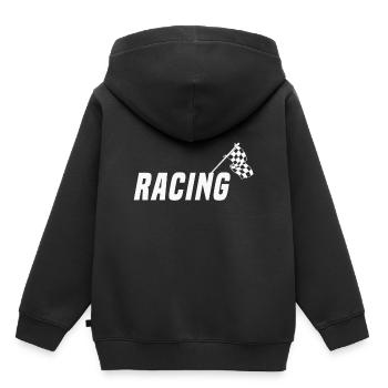 Motorsport - Kinder Premium Organic Hoodie - Schwarz - Hinten - AI Model Kid Male (0cm)