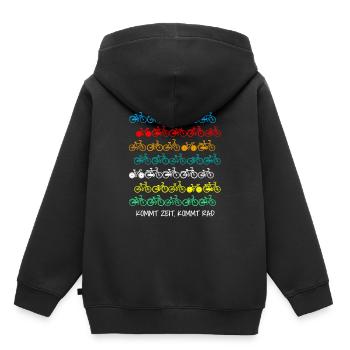 Bike ride bike ride mountain bike gift - Kids Premium Organic Hoodie - black - Back - AI Model Kid Male (0cm)