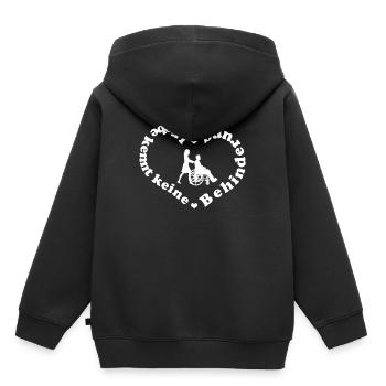 Love Disability Love Couple Relationship Gift - Kids Premium Organic Hoodie - black - Back - AI Model Kid Male (0cm)