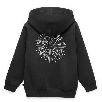 fireworks new year 1 - Kids Premium Organic Hoodie - black - Back - AI Model Kid Male (0cm)