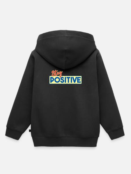 Motivation - Kinder Premium Organic Hoodie - Schwarz