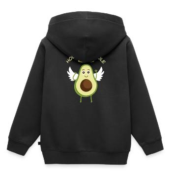 Holy Guacamole - holy avocado - Kids Premium Organic Hoodie - black - Back - AI Model Kid Male (0cm)