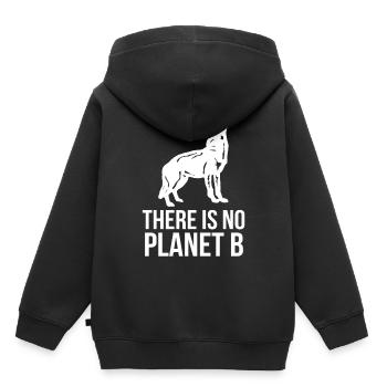 militants des droits des animaux - Sweat Premium à capuche enfant bio - noir - Dos - AI Model Kid Male (0cm)