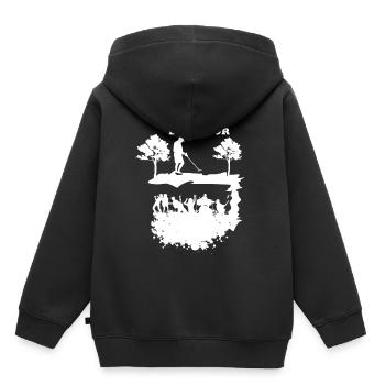 Détecteur de métaux Heavy Metal Metalcore Gift - Sweat Premium à capuche enfant bio - noir - Dos - AI Model Kid Male (0cm)