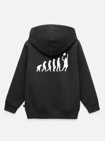 Tennis - Kinder Premium Organic Hoodie - Schwarz