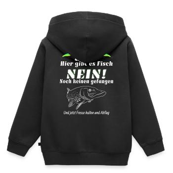 Angel Geschenk - Kinder Premium Organic Hoodie - Schwarz - Hinten - AI Model Kid Male (0cm)