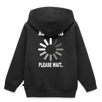 18.Geburtstag - Kinder Premium Organic Hoodie - Schwarz - Hinten - AI Model Kid Male (0cm)