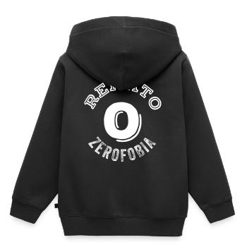 Renato Zero Italie Musique Idée cadeau - Sweat Premium à capuche enfant bio - noir - Dos - AI Model Kid Male (0cm)