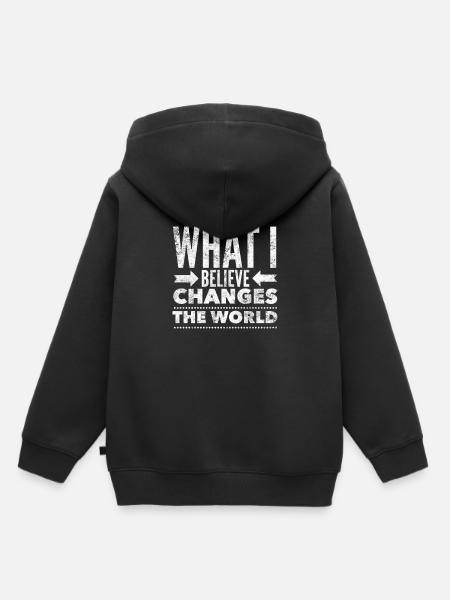 Christian Clothing & Faith - Kids Premium Organic Hoodie - black
